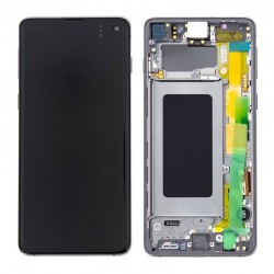 Samsung S10 Prism Black LCD & Digitiser Complete G973f GH82-18850A refurbished