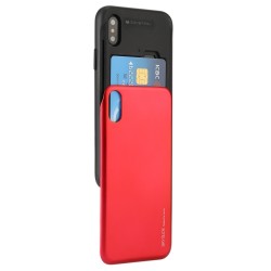 Mercury Slide Bumper Card Holder Case for iPhone XS / iPhone X