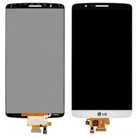 LG G3 White LCD & Digitiser with frame D855 D850