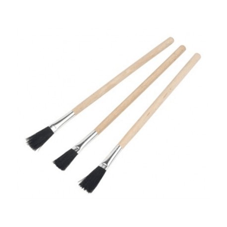 Wooden Flux Brushes x3 Pack