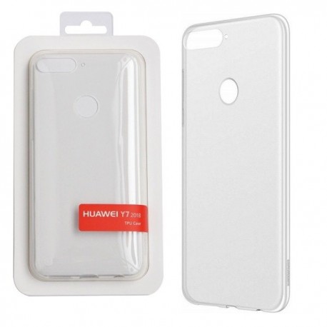 Genuine Huawei Y7 2018 Protective Cover Clear