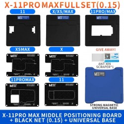 MaAnt Magnetic iPX-11ProMax PCB Holder & Reballing Stencil Bundle