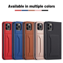 iPhone 12 Mini Soft Touch Leather Wallet Case (5 Colours)