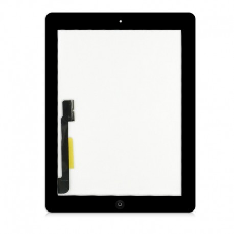 iPad 3 & 4 Black Digitiser with Home Button