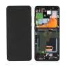 Genuine Samsung Galaxy S20 Ultra SM-G988B Complete lcd with frame in Cosmic Black - Part no: GH82-26033A