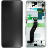Genuine Samsung Galaxy S21 Ultra 5G (G998) Complete lcd with frame in Phantom Silver - Part no: GH82-26035B