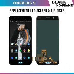 OnePlus 5 LCD & Digitiser Complete w/Frame A5000