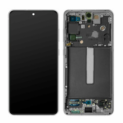 Genuine Samsung Galaxy S21 FE 5G (G990B) Complete lcd with frame and touchpad in Graphite