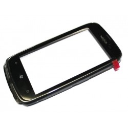 Nokia Lumia 610 Digitizer with frame in Black 