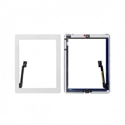 iPad 3 & 4 White Digitiser with Home Button