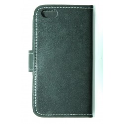 iPhone 5 / 5S / SE Leather Book Case in Black