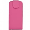 iPhone 5/5s Leather Flip Case in Pink