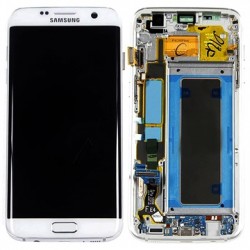 Samsung S7 Edge White LCD & Digitiser Complete G935F GH97-18533D